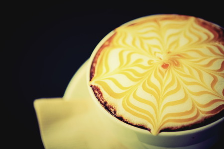 Coffee Mocha hot with delicious assorted accessories.の写真素材
