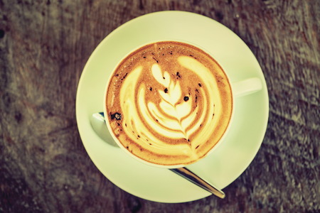 Coffee Mocha hot with delicious assorted accessories.の写真素材