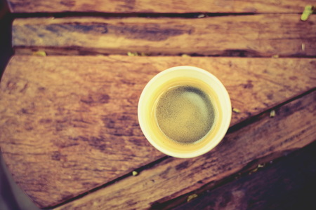 Coffee, espresso, hot coffee in the afternoon.の写真素材