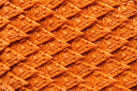 Candle pattern carved into literature in the rainy season.の写真素材