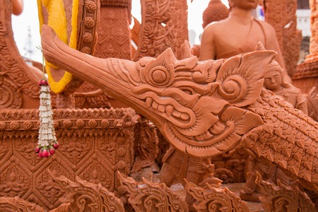 Candle pattern carved into literature in the rainy season.の写真素材