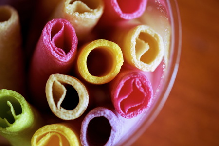 Tootsie Dessert colorful,snack colorfull in thailandの写真素材
