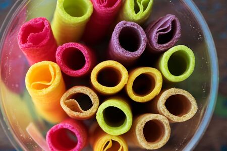 Tootsie Dessert colorful,snack colorfull in thailandの写真素材