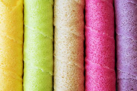 Tootsie Dessert colorful,snack colorfull in thailandの写真素材