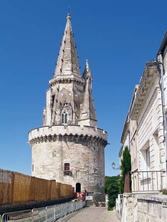 The Tour de la Lanterne was built in 1445-1476 as a lighthouse, with an octagonal top (view). The tower is 230 feet high and was formerly used as a prison.のeditorial素材