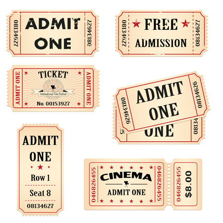 Tickets setのイラスト素材