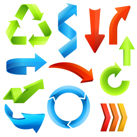 Arrows setのイラスト素材