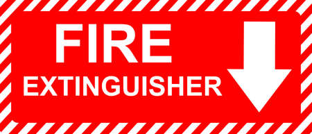 Fire Extinguisher Signの写真素材