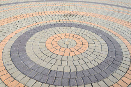 Curved Block Floorの写真素材