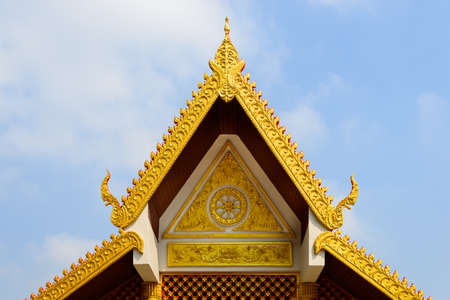 Thai Temple Roofの写真素材