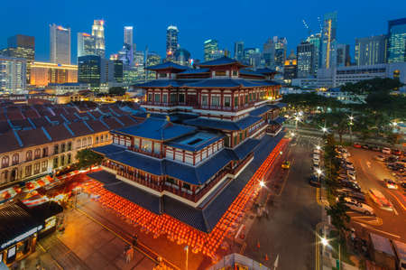Buddha Tooth Relic Temple and Museum, Singaporeのeditorial素材