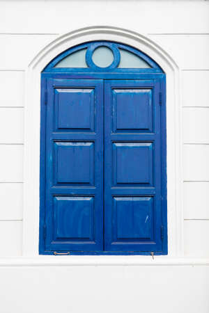 Closed Blue window