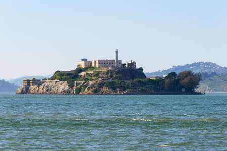 Alcatraz Prison Island, San Franciscoの写真素材