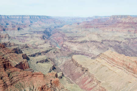 Grand Canyon and Colorado Riverの写真素材