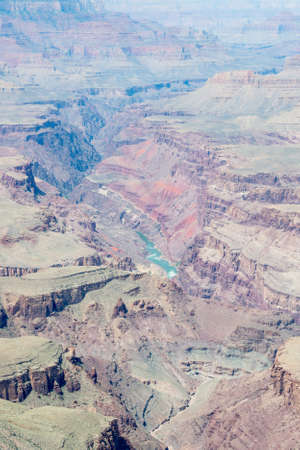 Grand Canyon and Colorado Riverの写真素材