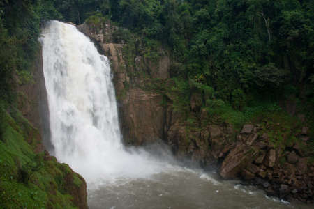 Waterfall in Thailandの写真素材