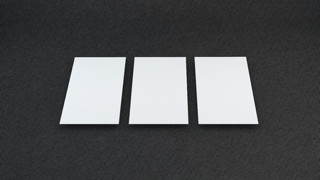 template to presentation. place for your design. many cards. stacks of paper. greeting cards. flyers. business cards. canvas background.の写真素材