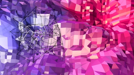 Low poly abstract background with modern gradient colors.