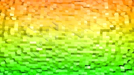 3d rendering low poly abstract geometric background with modern gradient colors. 3d surface with...