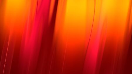 3d rendering of abstract background with red orange yellow twisted gradient of colors. beautiful mixing colors of paint curved lines on a planeの写真素材