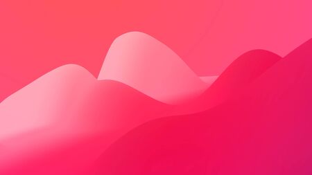 abstract fantastic background with liquid gradient of paint with internal glow forms hills or peaks...