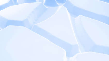 3d rendering. Stylish blue white creative abstract low poly background. Simple minimalistic...