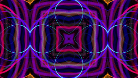 3d render. Kaleidoscopic simmetrical structure. Abstract laser show. Abstract bg with pattern of...