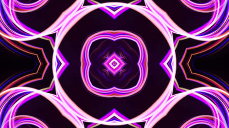 3d render. Kaleidoscopic simmetrical structure. Abstract laser show. Abstract bg with pattern of...
