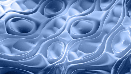Beautiful abstract 3D surface with glitter sparkles, abstract 3d waves on surface. Black gray...