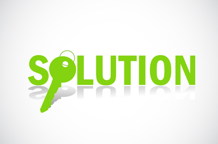 Finding solutionのイラスト素材