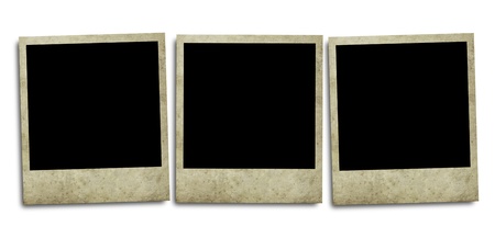 Old Grunge Polaroidの写真素材