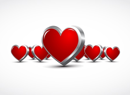 Absract hearts backgroundのイラスト素材