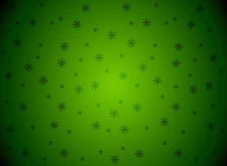 Snowflakes green Vector backgroundのイラスト素材