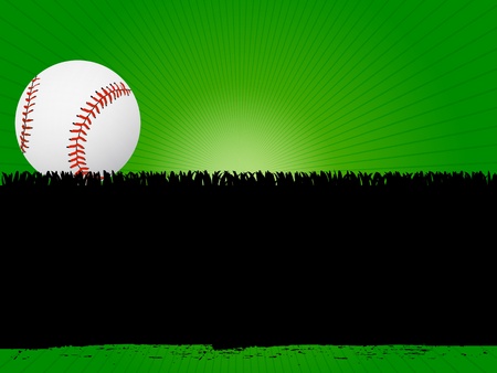 baseball ball backgroundのイラスト素材