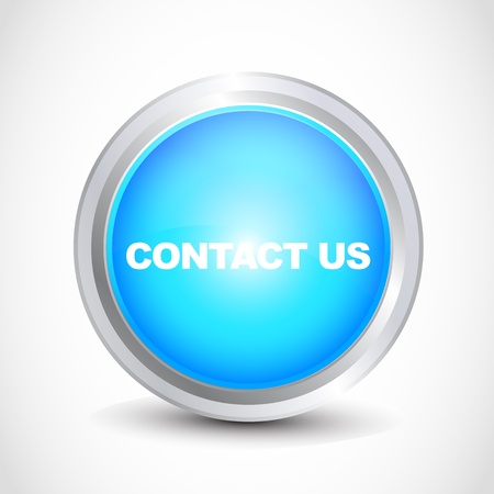 contact us glossy buttonのイラスト素材