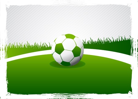soccer grass fieldのイラスト素材