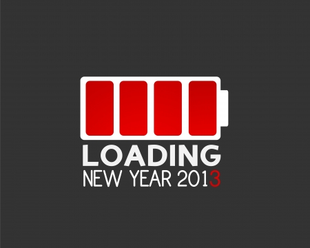 2013 christmas web loading conceptのイラスト素材