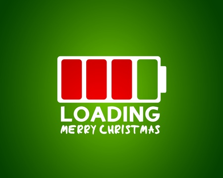 merry christmas coming cardのイラスト素材
