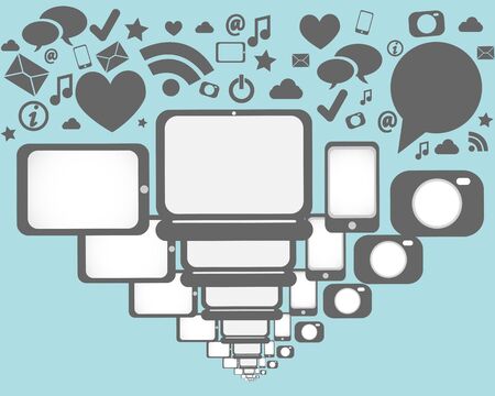 new technology generationのイラスト素材