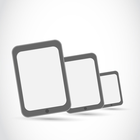 tablet computers technology conceptのイラスト素材