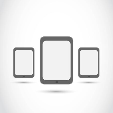 new tablet marketのイラスト素材