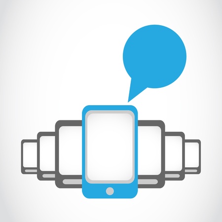 smartphone market new technologyのイラスト素材