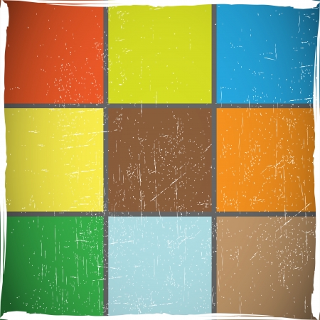 Colorful cubesのイラスト素材