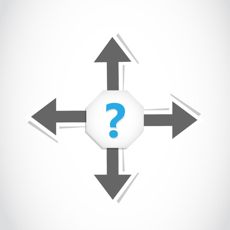 direction decision arrowのイラスト素材