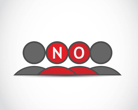 No conceptのイラスト素材