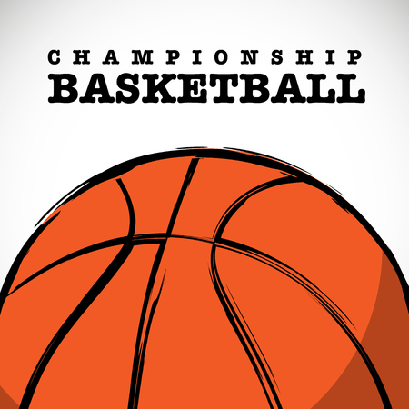 Basketball Championship Vector Backgroundのイラスト素材