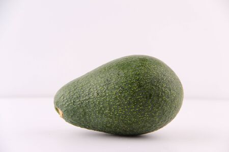 Avocado and white background