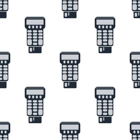 Vector illustration of credit card icon seamless pattern pos.の写真素材