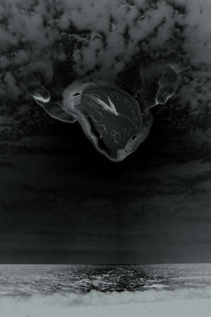 abstract scene seashell current watchの写真素材