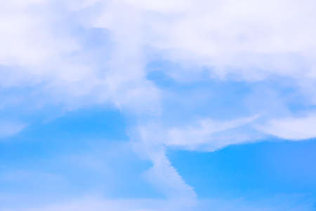 sky of the blue colour and cloud year daytimeの写真素材
